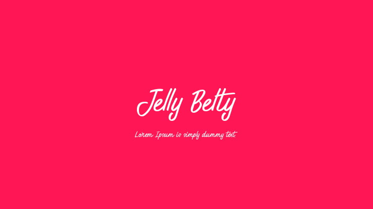 Jelly Belty Font