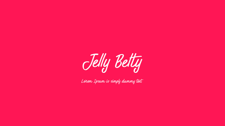 Jelly Belty Font