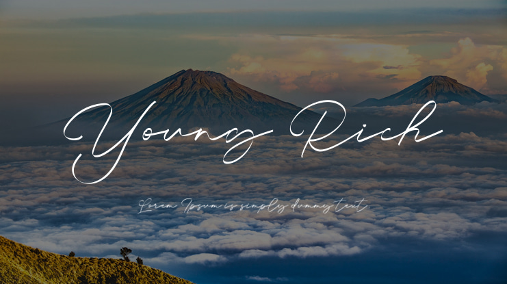 Young Rich Font