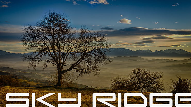 Sky Ridge Font Family