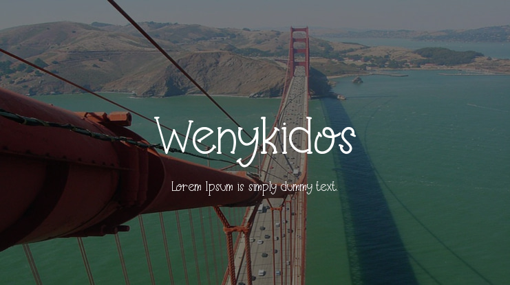 Wenykidos Font