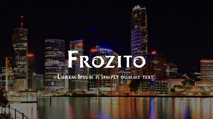 Frozito Font
