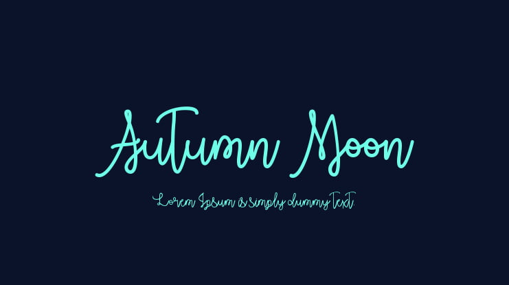 Autumn Moon Font