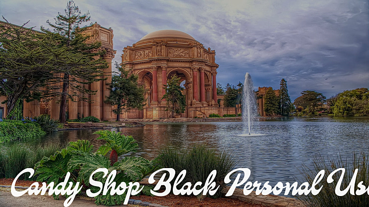 Candy Shop Black Personal Use Font Family