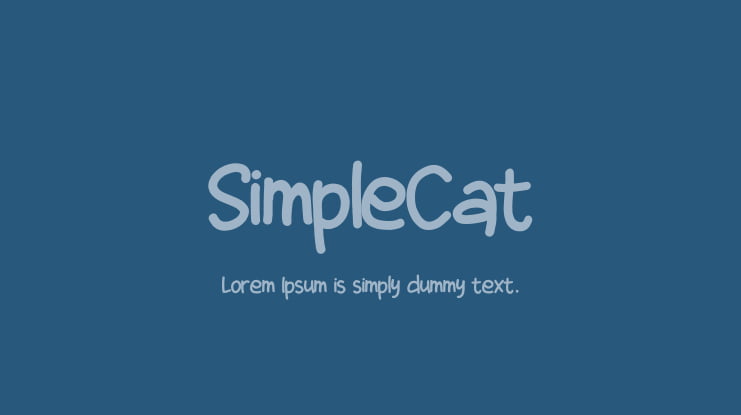 SimpleCat Font
