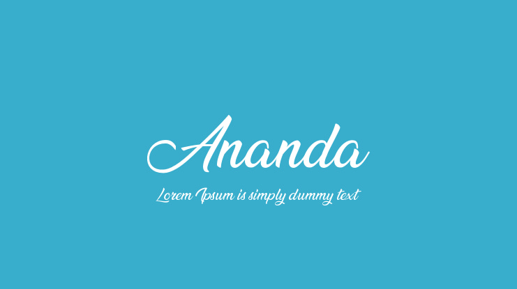 Ananda Font Family