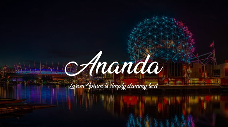Ananda Font Family