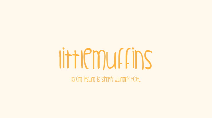 LittleMuffins Font