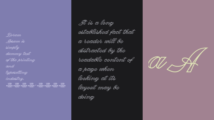 Fabulous Outline PERSONAL USE Font Family