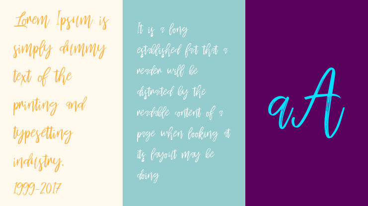 mellony dry brush Font