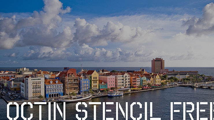 Octin Stencil Free Font