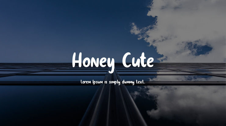 Honey Cute Font