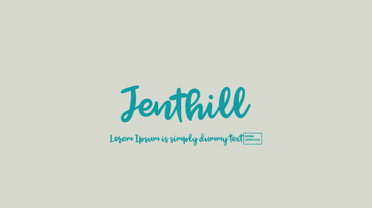 Jenthill Font