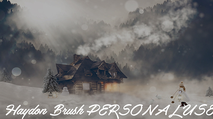 Haydon Brush PERSONAL USE Font