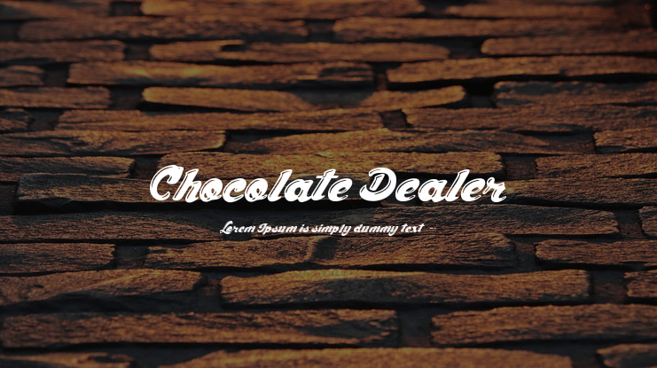 Chocolate Dealer Font
