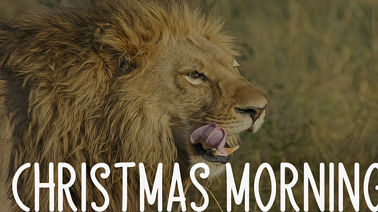 Christmas Morning Font