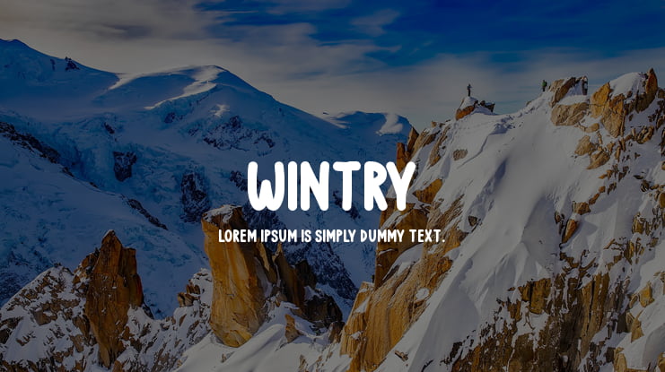 Wintry Font