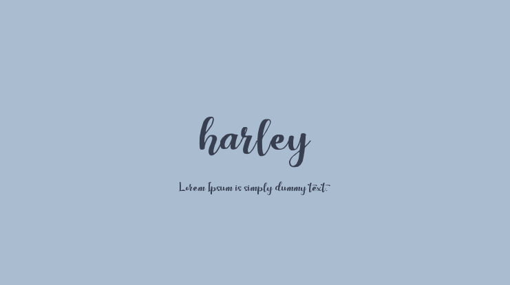 harley Font