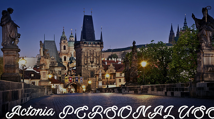 Actonia PERSONAL USE Font
