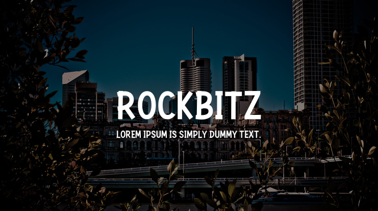 Rockbitz Font