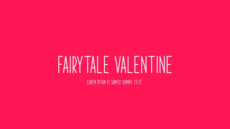 Fairytale Valentine Font