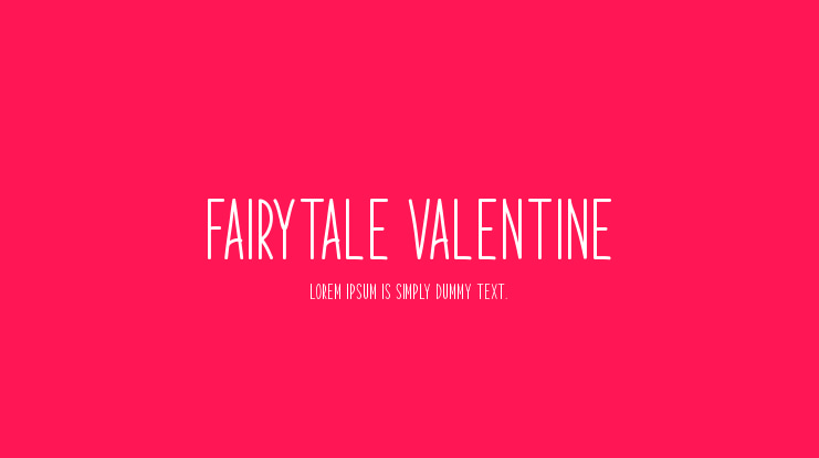 Fairytale Valentine Font