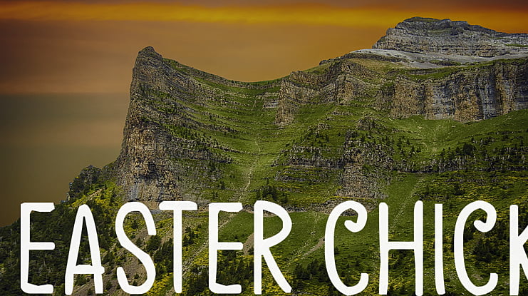 Easter Chick Font