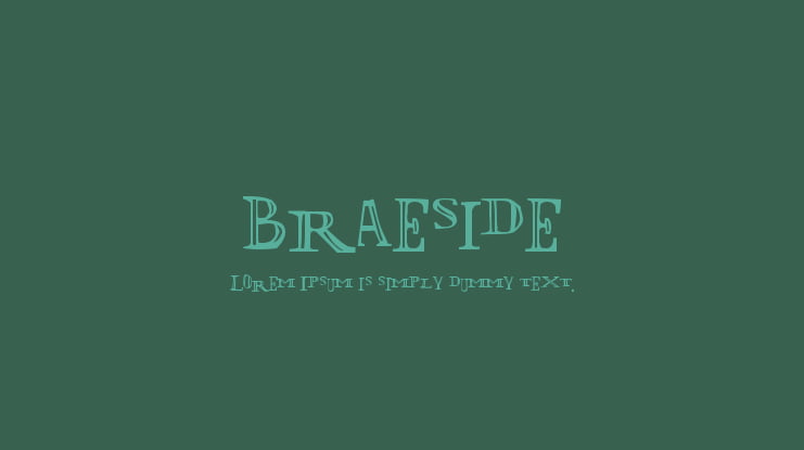 Braeside Font Family
