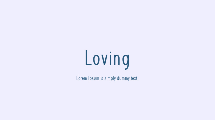 Loving Font