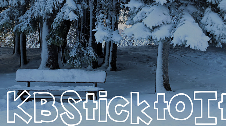KBSticktoIt Font