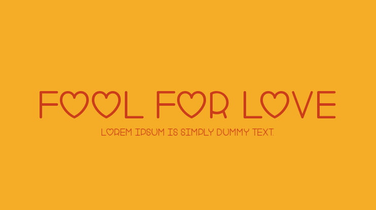 Fool For Love Font