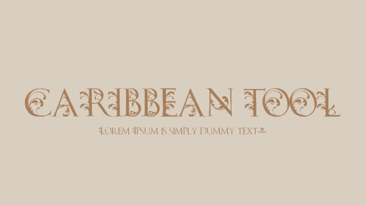 CARIBBEAN TOOL Font