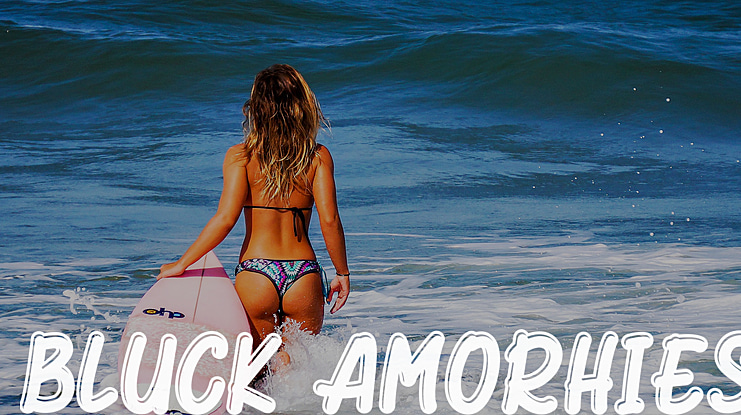 Bluck Amorhies Font