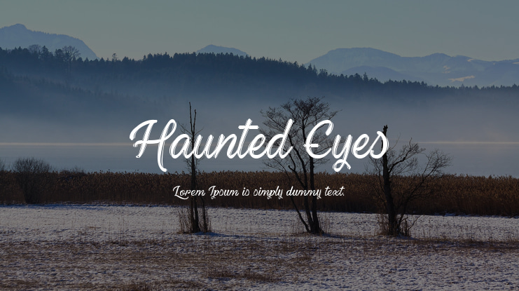 Haunted Eyes Font