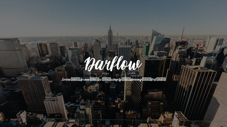 Darflow Font : Download Free for Desktop & Webfont