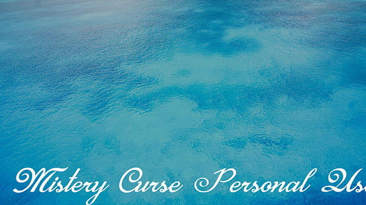 Mistery Curse Personal Use Font
