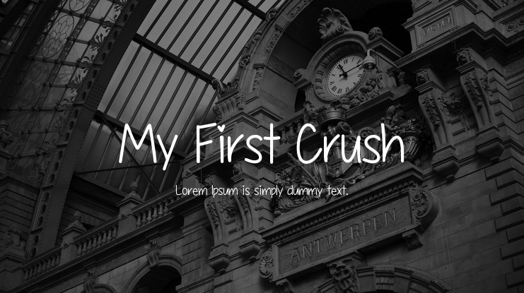 My First Crush Font Family