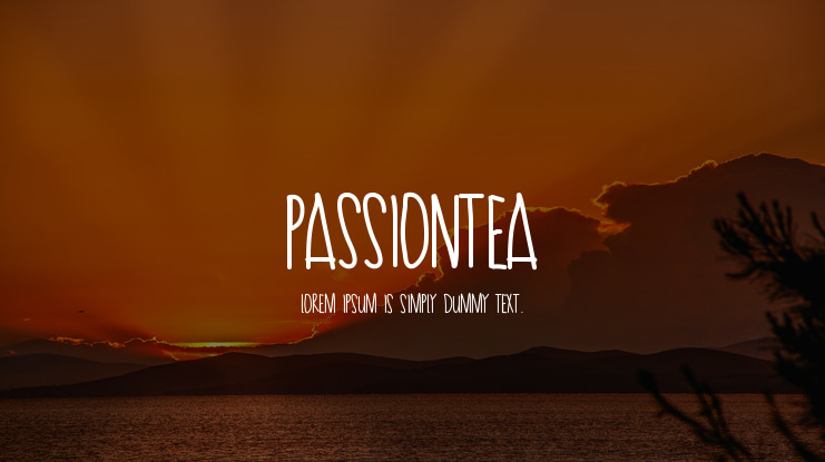 PassionTea Font