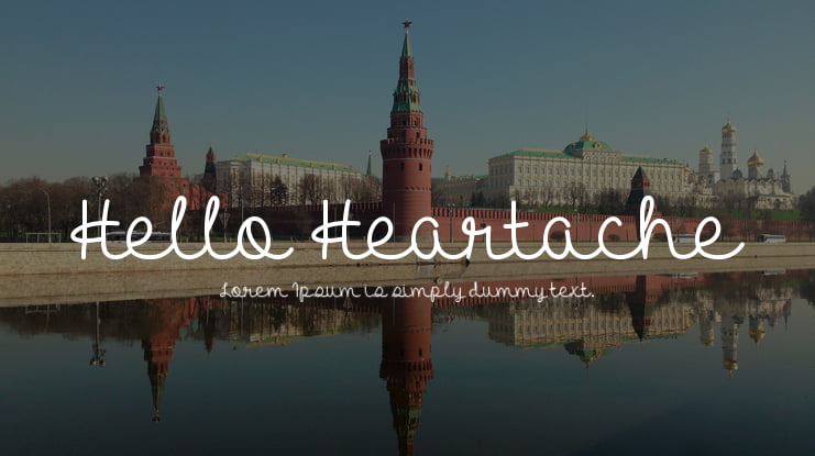 Hello Heartache Font