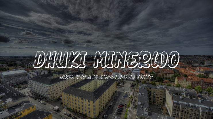Dhuki Minerwo Font