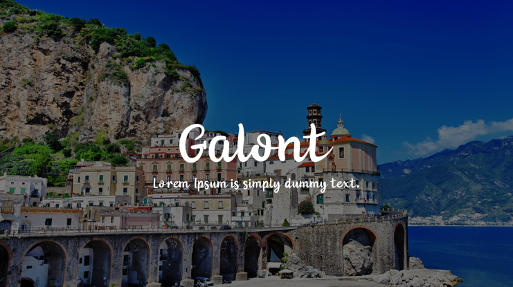 Galont Font