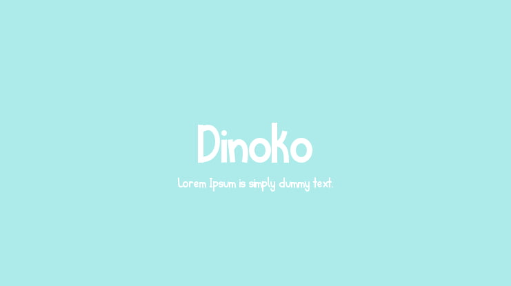 Dinoko Font Family