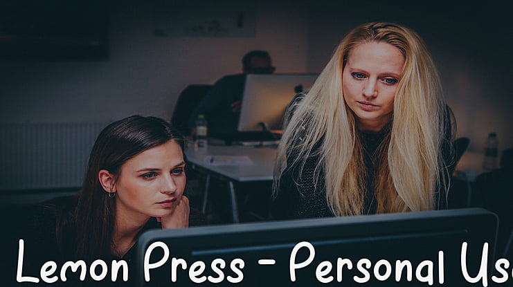 Lemon Press - Personal Use Font Family
