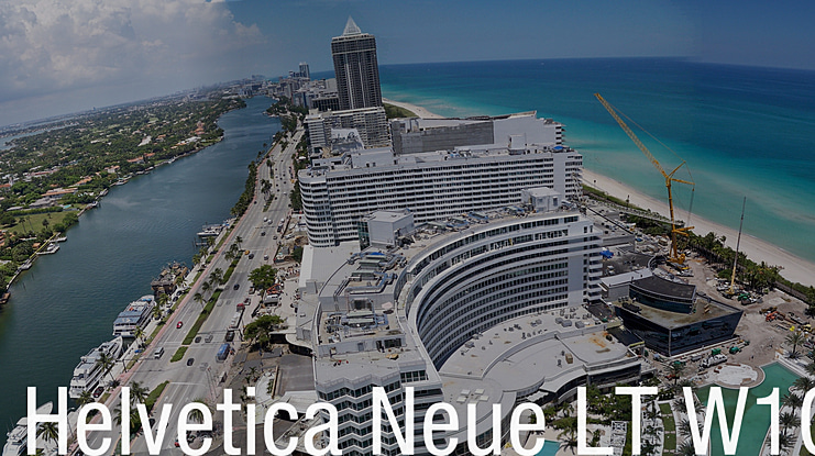 Helvetica Neue LT W1G Font Family