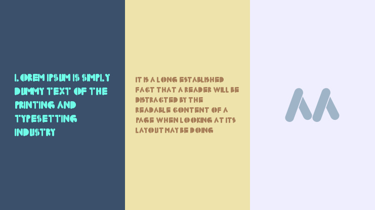 BoldFace Stencil Font