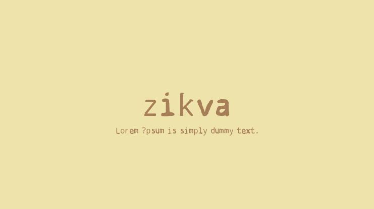 zikva Font Family