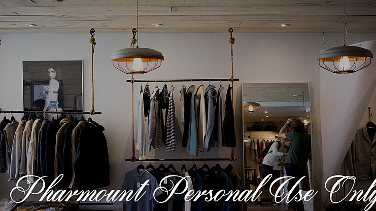 Pharmount Personal Use Only Font