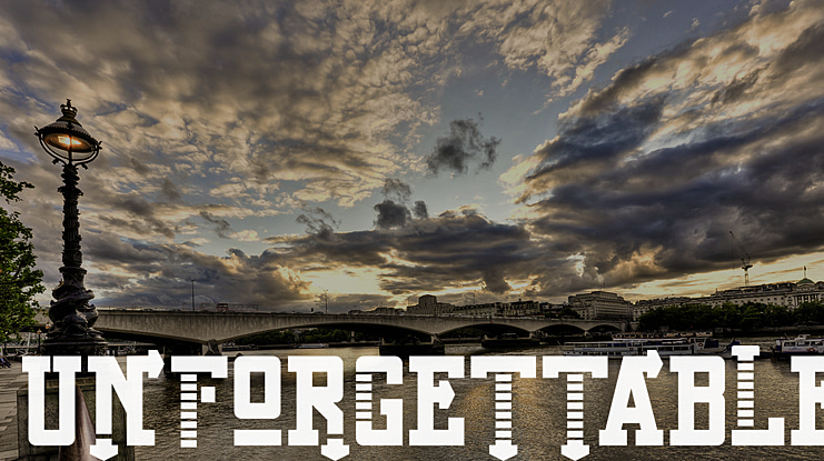 Unforgettable Font