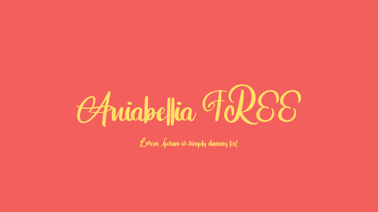 Aniabellia FREE Font