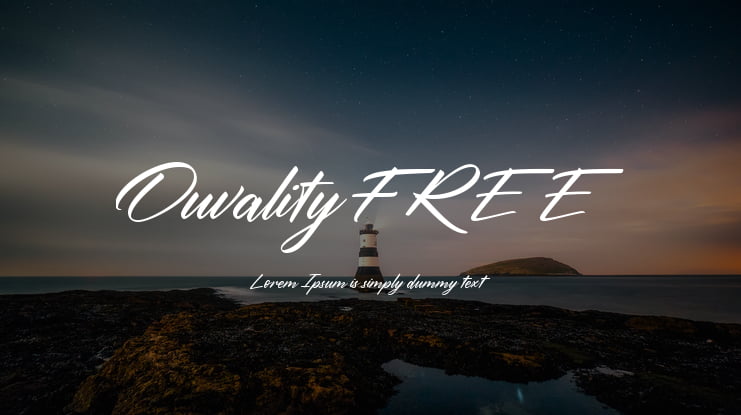 Ouvality FREE Font